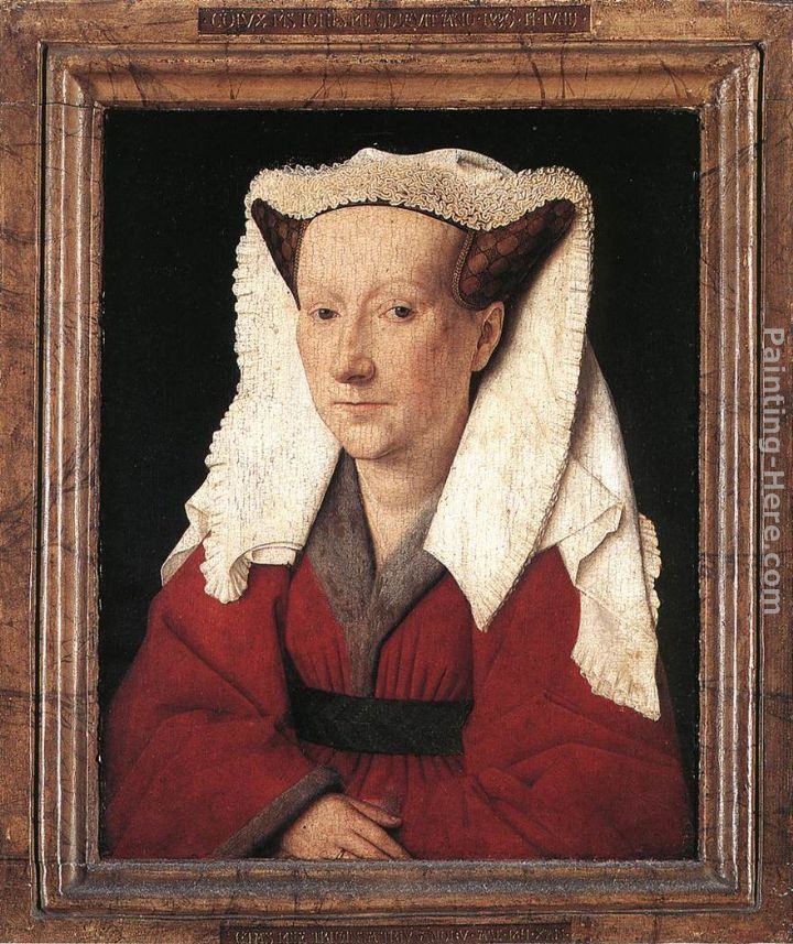 Jan van Eyck Portrait of Margareta van Eyck